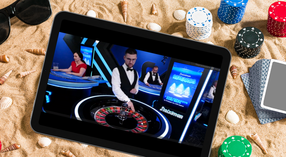 Live Casino της Stoiximan και στην… παραλία!