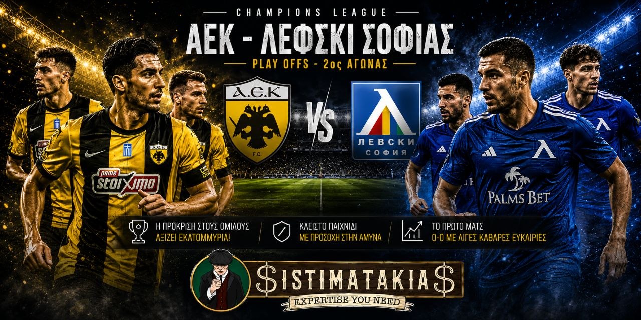 ΑΕΚ – ΛΕΦΣΚΙ ΣΟΦΙΑΣ : Είναι πολλά τα λεφτά για μεγάλα ρίσκο