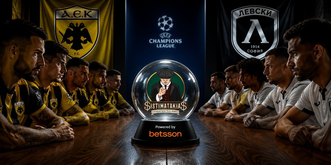 ΑΕΚ – Λέφσκι Σόφιας με Bet Builder και Ενισχυμένες Αποδόσεις στην Betsson (26/8)